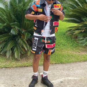 Personalizado sublimado baloncesto Unisex malla Formal flores pantalones cortos verano nadar conjuntos - Product Image 3
