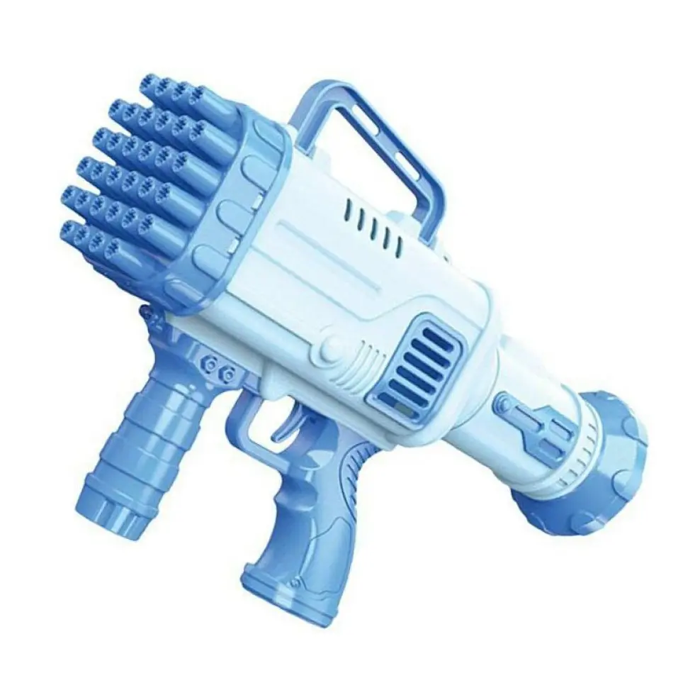 Gran oferta pistola de burbujas para niños 8 agujeros eléctrica automática pistola de burbujas de jabón máquina pistola de burbujas juguetes al aire libre juguete para jabón nuevo Popular