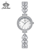 Montre bracelet de luxe en acier inoxydable avec mouvement à quartz, cadran bleu clair, boîtier en alliage étanche, design élégant et raffiné