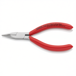 Pince coupante latérale à bec effilé Knipex, poignées chromées, revêtement plastique, pince radio - Product Image 2