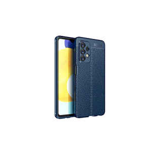 Étui de protection en silicone de haute qualité NXXA Niss pour Samsung Galaxy A23, bleu marine, fin et ajusté, anti-traces de doigts - Product Image 1