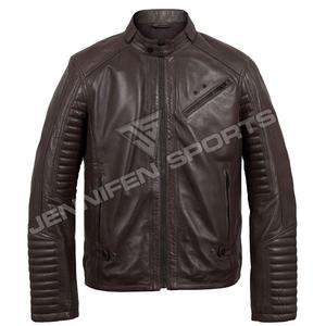 เสื้อแจ็กเก็ตหนังวัวแท้สำหรับผู้ชาย, เสื้อแจ็กเก็ตมอเตอร์ไซค์มีฮู้ดผ้าฟลีซกันลมผ้าคอตตอนซับมีซิปปิดด้านหน้าสำหรับเล่นกีฬาฤดูหนาว - Product Image 1