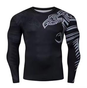 2025 Offre Spéciale personnalisé Rash Guard fabricant usine hommes Sublimation imprimé Rash Guard Gym Rashguard - Product Image 5