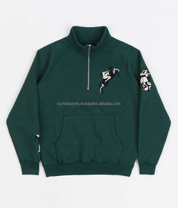 Sweat-shirt pour homme en polaire respirant d'hiver, taille plus, demi-zip, spandex/polyester 360g - Product Image 3