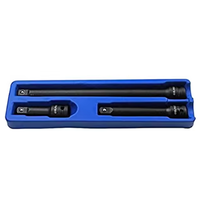 8 buah Hex Driver 1/2 inci Impact Socket Set H5-H16 metrik Impact soket peralatan mobil Kit soket Impact Herramientas