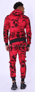 Ensemble de survêtement pour homme imprimé à capuche, manches longues, deux pièces, pantalon, vêtements de sport, survêtement pour homme - Product Image 3