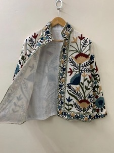 Suzani Boho Flower <b>Jacket</b> TNT Fabric Suzani <b>Velvet</b> <b>Jackets</b> Coat Handmade Suzani <b>Jacket</b> for <b>Womens</b> at Best Price - Product Image 2