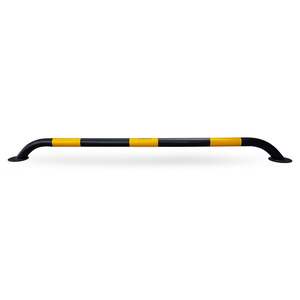 Set of 10 Black 200x16cm 60mm Parking Lot Vehicle Stoppers Made of Durable <b>Rubber</b> - Product Image 3