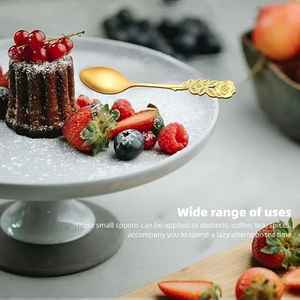 Utensilio decorativo de bajo precio para cocina casera y artículos de regalo Cuchara de cobre ecológica Cuchara reutilizable para comidas diarias - Product Image 6