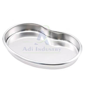 Plateaux rénaliens manuels en acier inoxydable de dernière génération avec logo personnalisé et usage chirurgical professionnel - Product Image 1