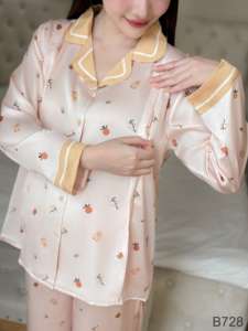 เสื้อผ้าคุณแม่ผ้าไหมไข่มุกสวมใส่สบายดูดซับเหงื่อได้ดี Price-B728 - Product Image 6