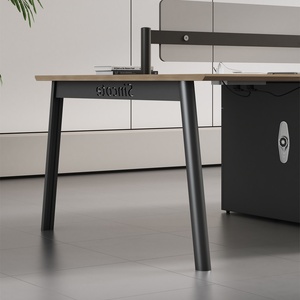 Modern Convertible Wooden Extendable Office Desk with Panel Design for Home School Apartment Hotel Use Executive <b>Workstation</b> Com - Product Image 3