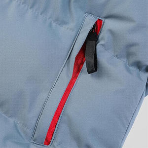 Veste matelassée décontractée pour hommes de haute qualité gilet hiver solide lavé laine respirant service OEM - Product Image 6