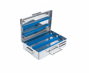 กล่องอบฆ่าเชื้อแบบอัตโนมัติระดับสูงสำหรับเครื่องมือผ่าตัดทางการแพทย์และทันตกรรม ทำจากสแตนเลส พร้อมถาดฆ่าเชื้อและซิลิโคน - Product Image 1