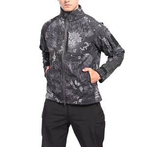 2023 Logo personnalisé hommes Softshell polaire veste col montant vêtements de plein air imperméable toile fermeture éclair nouvelle mode pour l'hiver - Product Image 6