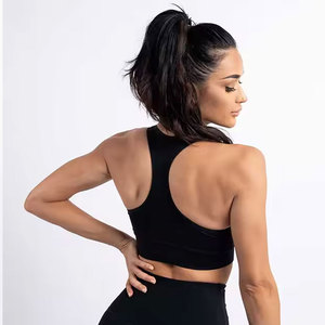 Nuevo Sujetador deportivo de entrenamiento para mujer, ropa deportiva Sexy para gimnasio, camisetas deportivas activas sin costuras, sujetador de Yoga personalizado para mujer - Product Image 2