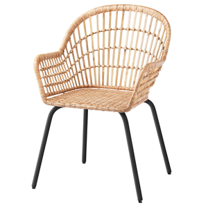 Grossiste Chaise de salle à manger en rotin naturel de haute qualité, nouveau design, avec accoudoirs, fabriquée au Vietnam - Product Image 2