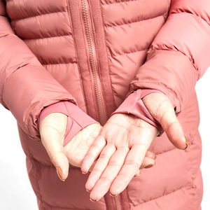 Haute qualité grande taille coupe-vent longues vestes bouffantes/hiver mode femmes longue personnalisée respirant bouffant varsité veste - Product Image 5