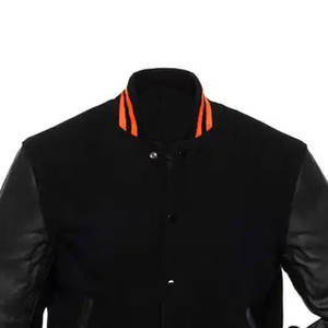 Veste en laine de haute qualité pour homme, sur mesure, style universitaire, broderie, col montant, nouvelle collection, style lycée - Product Image 1