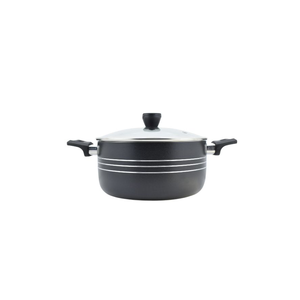 Imperial Modern Classic Non-Stick 10-Piece Cookware <b>Set</b>-Oven-Safe Metal <b>Pots</b> with Glass Covers for Home Cooking & Custom Logo - Product Image 4