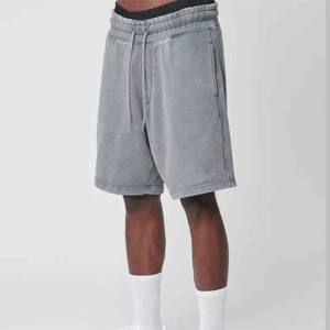 Shorts pour hommes longueur genou en tissu confortable personnalisés de meilleure qualité disponibles en couleurs et tailles noires - Product Image 2