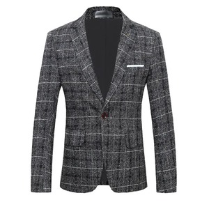Blazers Costumes Vestes Laine Mélanges Haute Qualité Nouveau Mâle D'affaires Casual Manteaux Blazers Manteaux Costume Floral Jacquard Robe Blazers - Product Image 3