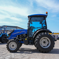 Tracteur agricole à roues de 50 ch avec cabine