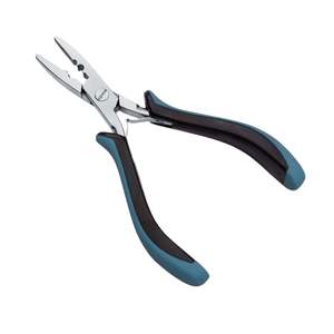 Pince à épiler les extensions de cheveux en plastique rose en acier inoxydable à tenue forte pour outil de coiffeur de salon professionnel (usage commercial) - Product Image 4