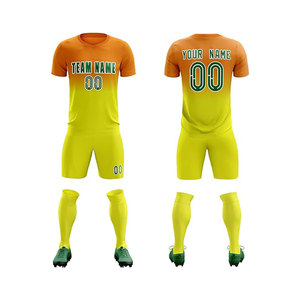 Uniforme de football Nouveau style Vêtements de sport de taille personnalisée Couleur unie Service OEM disponible - Product Image 6