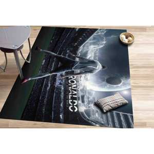 Tapis sportif pour les fans de Ronaldo, tapis imprimé motivant, tapis en chenille - Product Image 3
