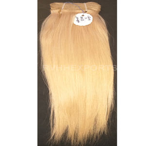 ผมตรง #613สีบลอนด์100% ผมมนุษย์ยืดจำนวนมาก - Product Image 5