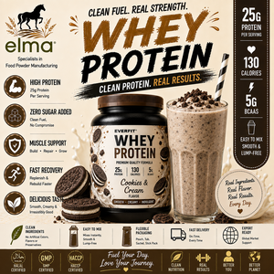 Proteína de Suero de Leche Aislada EVERFIT WPI en Polvo, Sabor Pistacho, 2 kg, 25 g de Proteína, Sin Azúcar Añadido, Halal, OEM, Marca Privada, Crecimiento Muscular - Product Image 1
