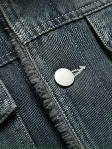 Chaqueta Vaquera Premium de Nuevo Estilo para Hombre con Cuello de Lana, Chaqueta Entallada de Manga Larga con Múltiples Bolsillos, Estilo Casual Clásico para Exteriores - Product Image 6