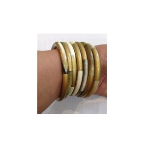 Exquisita Joyería Artesanal de Cuerno de Buey para Hombre, Brazaletes de Cuerno, el Mejor Diseño, Calidad de Exportación, Brazalete de Cuerno de Búfalo Real para Fiesta o Compromiso - Product Image 2
