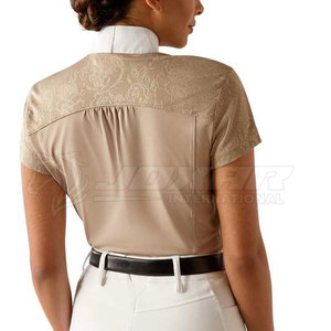 Nuevo diseño Camisa de equitación Diseña tu propia camisa de equitación Camisa de equitación transpirable - Product Image 2