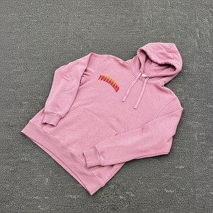 Sweat à capuche surdimensionné en molleton lourd, 100% coton, 580 g/m², uni, teint en pièce, écologique, pour homme, avec logo brodé personnalisé - Product Image 1