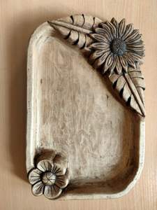 BANDEJA IMPRESA NO DE MADERA LA MEJOR CALIDAD TALLADA Forma cuadrada disponible y artesanía de la India mejor muestra Venta caliente - Product Image 3