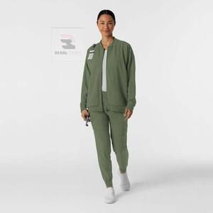Vestes médicales unisexes de haute qualité personnalisées pour les hôpitaux vente en gros d'uniformes médicaux - Product Image 6