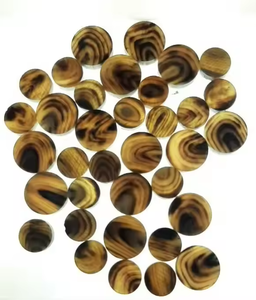 Bouton en corne noire de buffle de qualité supérieure Boutons en corne de buffle noire de haute qualité avec taille et forme personnalisées - Product Image 3