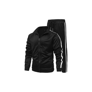 GXAMOY, chándal atlético de 2 piezas para hombre, chándal informal con cremallera completa para correr, conjunto de entrenamiento deportivo, ropa deportiva - Product Image 3