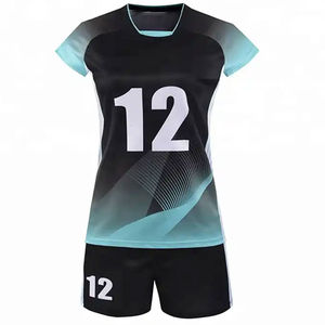 Uniformes de Voleibol Personalizados Unisex de Alta Calidad, Conjuntos Estampados, Corte Automatizado, Diseño de Camisetas por Sublimación, Ropa de Voleibol al por Mayor - Product Image 1