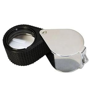Loupe de bijoutier portable 10x grossissement 18 mm, finition noire, pliable, format de poche, loupe de poche pour bijoux, diamants, pierres précieuses - Product Image 5