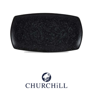 Churchill Caldera <b>Black</b> Tray Piano Rectangular Shades 35.5 x 19 cm Hotel Catering Supplies Wholesale Tableware Wholesale - Product Image 4