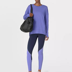 Ropa Deportiva Informal Transpirable con Capucha y Mangas Largas, Personalizable con Logotipo OEM, de Algodón Grueso, Holgada, Talla Grande para Mujer - Product Image 2