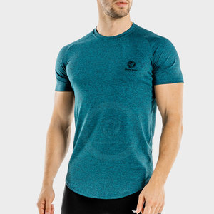 Vêtements de gym à séchage rapide T-shirts de gym pour hommes Vêtements de sport à quantité minimale de commande bas T-shirts de gym pour hommes au prix de gros - Product Image 1