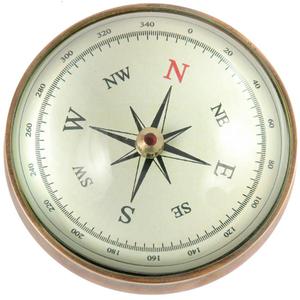 Boussole de luxe antique boîte intelligente emballée boussole ronde en laiton accessoires nautiques articles cadeaux boussole Premium prix abordable - Product Image 6