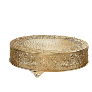 Soporte de pastel de metal de estilo europeo para decoraciones boda fiesta de cumpleaños soporte de pastel elegante precio al por mayor para fiestas y eventos - Product Image 3