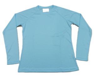 เสื้อยืดโพลีสเตอร์สำหรับผู้หญิงสำหรับ100% ลำลองสีพื้น - Product Image 1