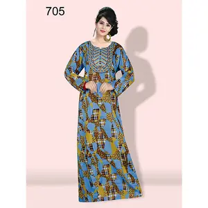 Best Selling Women's Sleeveless Cotton Maxi Dress Moroccan Style Breathable Summer <b>Plus</b> <b>Size</b> Loose Fit Holiday <b>Kaftan</b> - Product Image 1