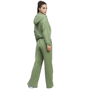 Custom Logo Women Terry <b>Towel</b> 2 Piece Set Slim Fit Sweatpants and Hoodies Set Women Sweatsuits <b>Hooded</b> Tracksuit Jogger Set - Product Image 2